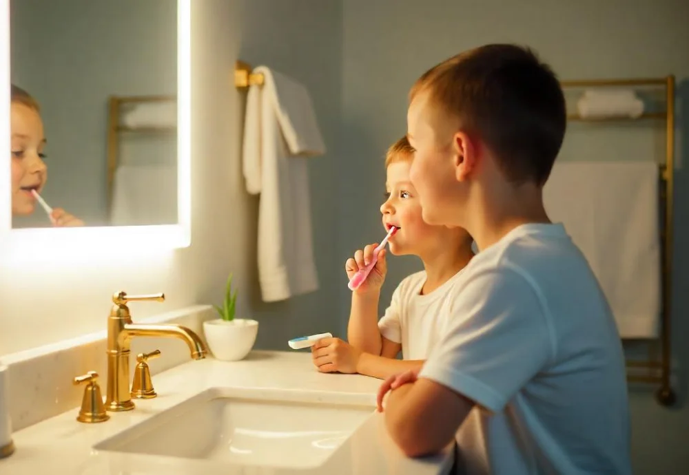 makeup lighted vanity mirror
